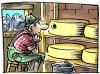Cartoon: ... (small) by GB tagged alpen,käse,nahrung,unterhaltung,einsamkeit,natur,berge