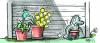 Cartoon: ... (small) by GB tagged plants pflanzen schatten behinderung behindert sommer sonne sun kaktus rollstuhl
