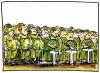 Cartoon: Nachschub (small) by GB tagged krieg,frieden,konflikt,kollateralschaden,tod,grab,beerdigung,kriegstote
