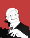 Cartoon: Helmut Schmidt (small) by Valbuena tagged caricature,cartoon,helmutschmidt,art
