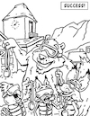 Cartoon: Adaptive Spirit Coloring Book 7 (small) by karlwimer tagged bear,lynx,fox,falcon,ski,snowboard,mountain,vail,winter,snow,medals,clocktower,paralympic