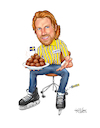 Cartoon: IKEA Forsberg (small) by karlwimer tagged peter forsberg avalanche ice hockey colorado sweden sports ikea meatballs