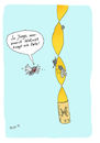 Cartoon: Klebrige Angelegenheit (small) by darkplanet tagged fliege,fliegen,klebestreifen,falle,tod,mann,frau,anmache,flirt