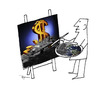 Cartoon: Painting (small) by TTT tagged tang,painting