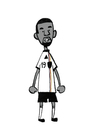 Cartoon: 19 Cacau (small) by fubu tagged cacau,germany,deutschland,wm,worldcup,world,cup,2010,weltmeisterschaft,fussball,soccer
