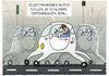 Cartoon: ... (small) by markus-grolik tagged selbstfahrende,autos,apple,tesla,google,daten,bmw,verkehr,auto,datenschutz,datenkrake