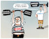 Cartoon: Laschet vs Söder (small) by markus-grolik tagged laschet,söder,cdu,csu,kanzlerkandidatur,umfragewerte,deutschland,merkelnachfolge