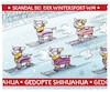 Cartoon: ...Seefeld... (small) by markus-grolik tagged doping,wintersport,seefeld,spitzensport,spritzensport,langlauf,ski,skilanglauf