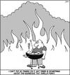 Cartoon: BUSH FIRE (small) by Thamalakane tagged bush,fire,wildfire,barbeque