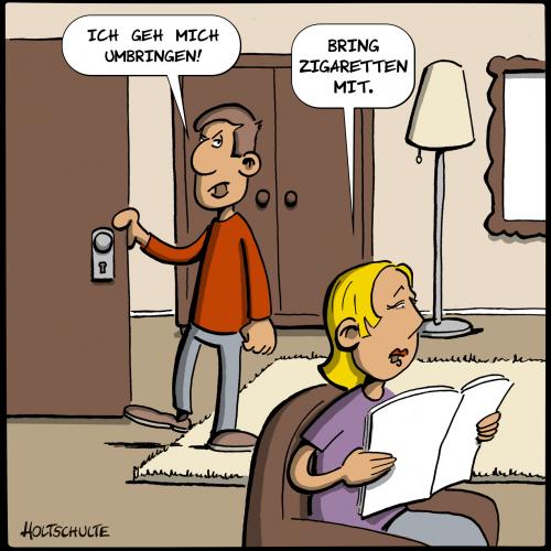 Cartoon: Ich geh mich