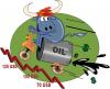 Cartoon: oilprice (small) by schuppi tagged öl,ölpreis,finanzen,geld,wirtschaft,preissteigerung,bulle,bullish,oil,price
