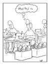 Cartoon: de ja (small) by creative jones tagged deja vu work repetitive