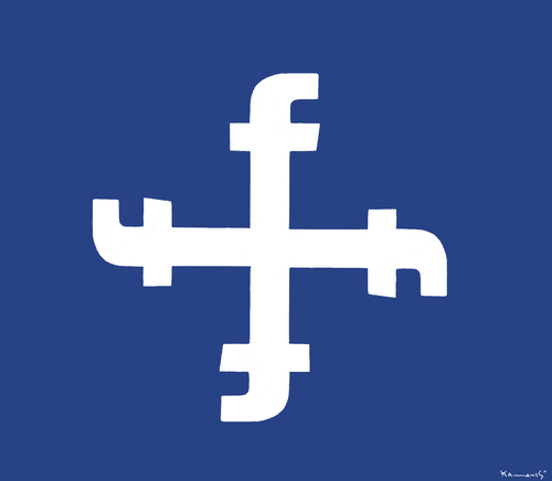 Cartoon: Blue Mob (medium) by marian kamensky tagged media,social,internet,zuckerberg,mob,blue,facebook,facebook,zuckerberg,internet,social media,social,media