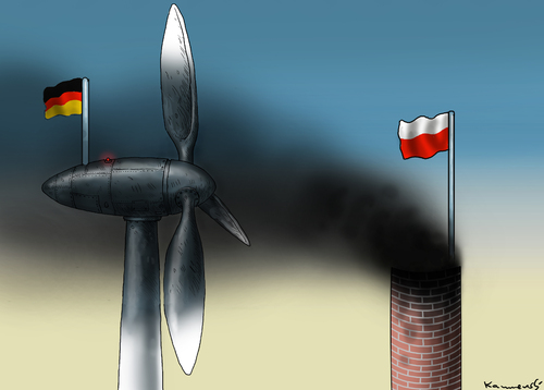 Cartoon: ENERGIEBLENDE (medium) by marian kamensky tagged energiewende,klimagipfel,treibhausreduzierung,energiewende,klimagipfel,treibhausreduzierung