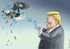 Cartoon: Amerikanischer Adler (small) by marian kamensky tagged obama,trump,präsidentenwahlen,usa,baba,vanga,republikaner,inauguration,demokraten,fbi,james,comey,wikileaks,faschismus