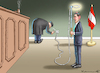 Cartoon: HEILIGER SEBASTIAN (small) by marian kamensky tagged heiliger,sebastian,kurz,österreich,prozess,schuldig