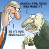 Cartoon: Hohes Rentenalter (small) by marian kamensky tagged renten,hohes,alter,rentensystem