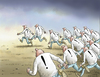 Cartoon: Running (small) by marian kamensky tagged humor