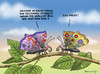 Cartoon: Schmetterlingsmeise (small) by marian kamensky tagged liebe,schmetterlinge,im,bauch,sex