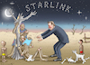 Cartoon: STARLINK GEGEN HUNGER (small) by marian kamensky tagged starlink,gegen,hunger,musk