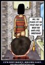 Cartoon: Toilet seat up (small) by Mike J Baird tagged toilet,gay,male,ladyboy