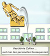 Cartoon: geschönte Zahlen (small) by SoRei tagged automobilclub,dummy,personal,entlassung,kündigung,signal,verantwortung,kündigungswelle,skandal,köpfe,rollen