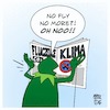 Cartoon: No fly no more (small) by Timo Essner tagged climate,change,flights,airplane,air,traffic,co2,carbon,emissions,kermit,the,frog,timo,essner