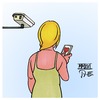 Cartoon: Surveillance (small) by Timo Essner tagged surveillance espionage spionage dick pics privatsphäre privacy ohne worte bundestrojaner trojaner hacker überwachung terrorismus cctv bürger cartoon timo essner