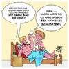 Cartoon: Wirklich krank (small) by Timo Essner tagged krankmeldung inszest geschwister schwester arbeit
