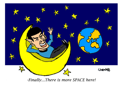 Cartoon: Spock (medium) by Carma tagged spock,star,trek,leonard,nimoy