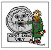 Cartoon: Credit Cards (small) by Carma tagged truth,mouth,of,truyth,rome,poor,rich,economy,bank,credit,cards,lochards