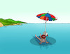 Cartoon: moretien (small) by Lubomir Kotrha tagged summer,the,sea,holidays