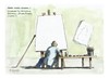 Cartoon: Maler malen einsam... (small) by Jori Niggemeyer tagged maler,malerin,cartoon,karikatur,einsam,allein,atelier,studio,leinwand,papier,pinsel,staffelei,zeichentisch,farben,stifte,niggemeyer,joricartoon