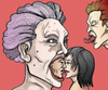 Cartoon: Screaming heads desire (small) by javierhammad tagged surreal,heads,scream,desire,sex,love,envy