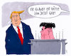 Cartoon: abkochshow (small) by Andreas Prüstel tagged usa,nordkorea,trump,kim,jong,un,verzicht,atomraketenversuche,kochshow,cartoon,karikatur,andreas,pruestel