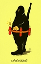 Cartoon: advent (small) by Andreas Prüstel tagged advent,vorweihnachtszeit,terror,is,terrorgefahr,attentäter,sprengstoffgürtel,cartoon,karikatur,andreas,pruestel