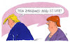 Cartoon: akku (small) by Andreas Prüstel tagged usa,deutschland,trump,merkel,arbeitsbesuch,distanz,abneigung,cartoon,karikatur,andreas,pruestel