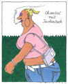 Cartoon: chantal (small) by Andreas Prüstel tagged taschenbuch,lesen,handtasche,jugend,bildungsferne