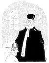 Cartoon: dezente aufforderung (small) by Andreas Prüstel tagged katholische,kirche,evangelische,missbräuche,kindesmissbrauch,aufforderung,cartoon,karikatur,andreas,pruestel