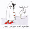 Cartoon: jessica (small) by Andreas Prüstel tagged papstwahl,neuer,papst,vatikan,katholische,kirche,cartoon,karikatur