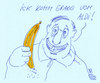 Cartoon: kokain (small) by Andreas Prüstel tagged kokain,kokainfund,aldi,bananenkisten,drogen,discounter,cartoon,karikatur,andreas,pruestel