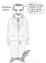 Cartoon: matthias ratlos (small) by Andreas Prüstel tagged ministerpräsident,brandenburg,platzeck,politkarikatur