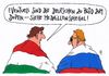 Cartoon: medaillenspiegel (small) by Andreas Prüstel tagged olympia,rio,medaillenspiegel,deutschland,ungarn,russland,doping,fans,cartoon,karikatur,andreas,pruestel