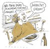 Cartoon: multidimensionales sein (small) by Andreas Prüstel tagged sinne,seele,bewusstsein,innenleben,geistigewelt,essen,fettleibigkeit