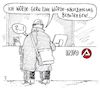 Cartoon: würde (small) by Andreas Prüstel tagged jobcenter,hartz4,arbeitslosigkeit,armut,sanktionen,würde,cartoon,karikatur,andreas,pruestel