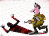 Cartoon: Totalitar dictatorial mentality (small) by handren khoshnaw tagged handren,khoshnaw,dictator,totalitar,cartoon