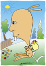 Cartoon: Osterhase (small) by astaltoons tagged ostern,osterhase