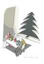 Cartoon: Ausblick (small) by Mattiello tagged weihnachten