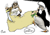Cartoon: Einstieg in den Ring (small) by Paolo Calleri tagged jemen,sanaa,saudi,arabien,riad,iran,teheran,rebellen,huthi,buendnis,luftangriffe,stellungen,schiiten,sunniten,offensive,karikatur,cartoon,paolo,calleri