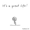Cartoon: Great life (small) by heyokyay tagged life,sad,crying,depressed,heyokyay